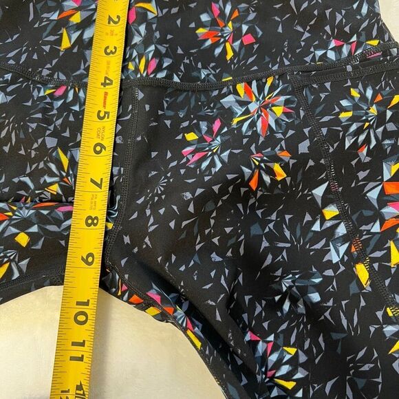 Sweaty Betty Black Faceted Floral Crop Leggings 6 Women - Picture 8 of 10